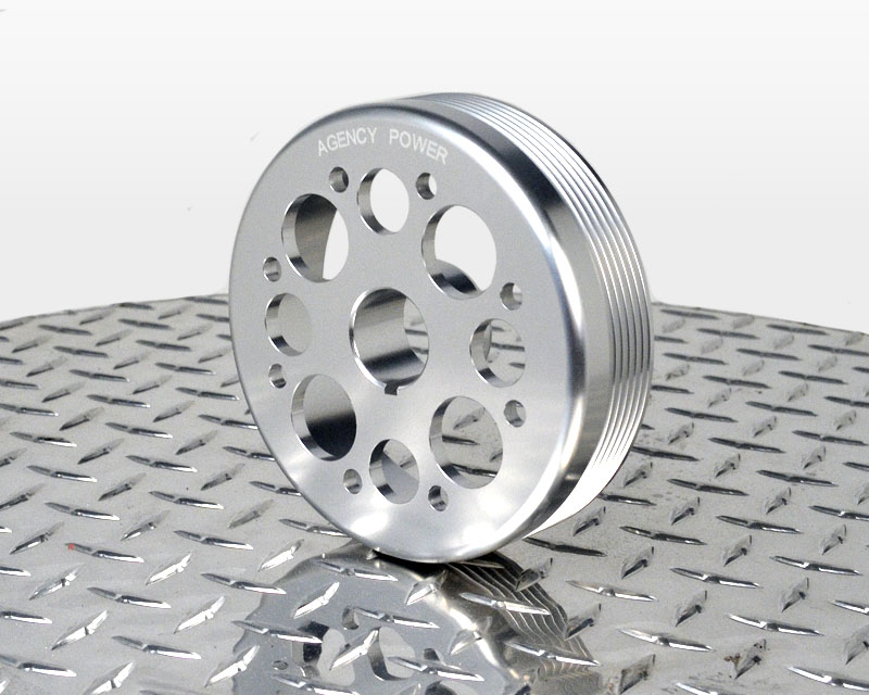 AGENCY POWER LIGHTWEIGHT CRANK PULLEY SILVER SCION TC 11+ - 2