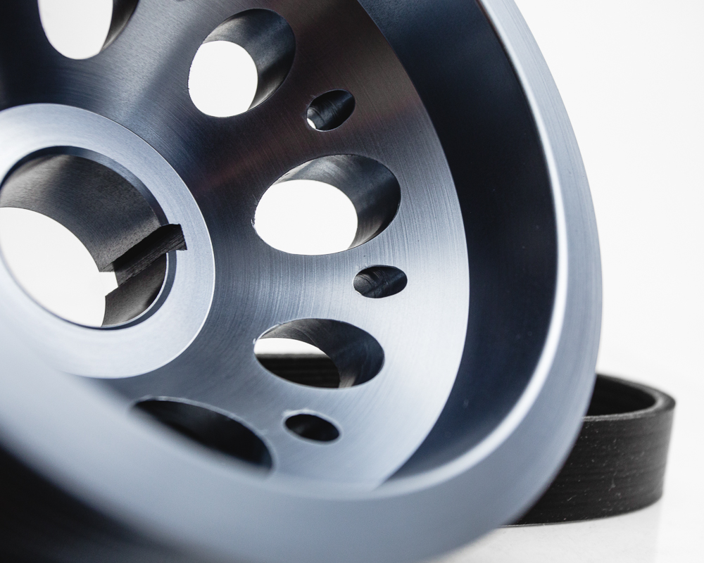 AGENCY POWER LIGHTWEIGHT PULLEY KIT NISSAN 370Z INFINITI G37 - 5