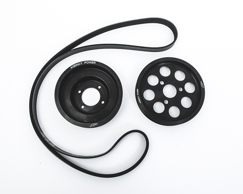 AGENCY POWER LIGHTWEIGHT CRANK PULLEY KIT BMW M3 E46 01-05 - 3