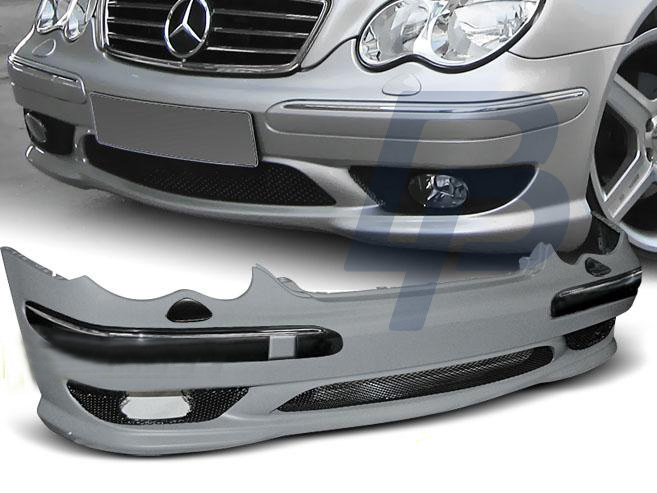 MERCEDES W203 07.00-03.04 C32 AMG LOOK FRONT BUMPER - 2