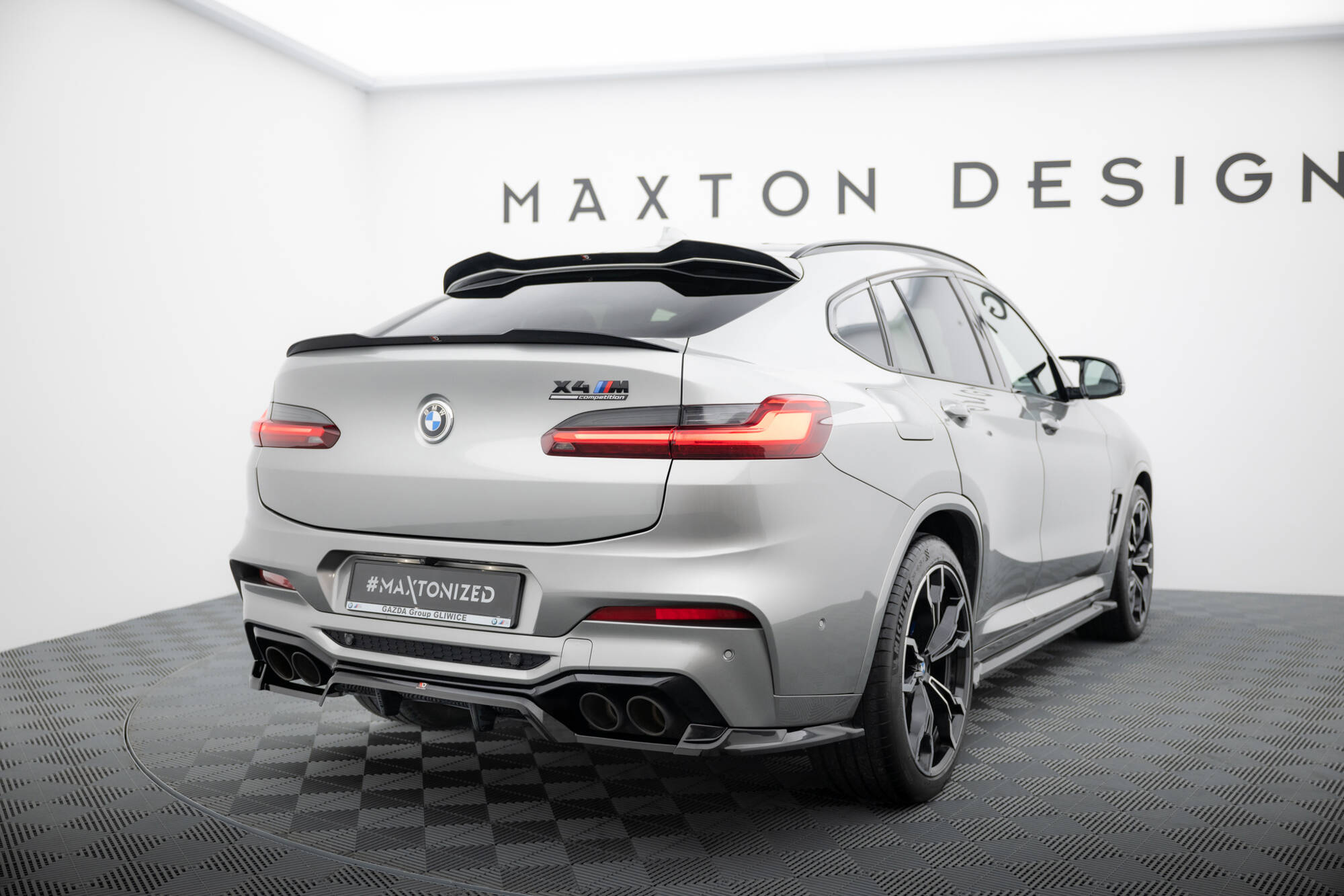 Rear Splitter (Vertical Bars) BMW X4 M F98 - 2