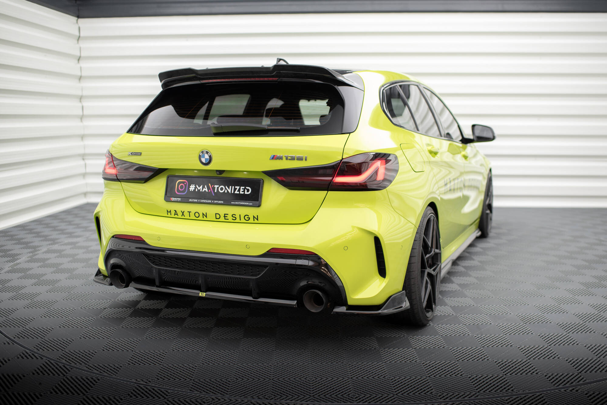 Rear Side Splitters V.9 BMW 1 M-Pack / M135i F40 - 3