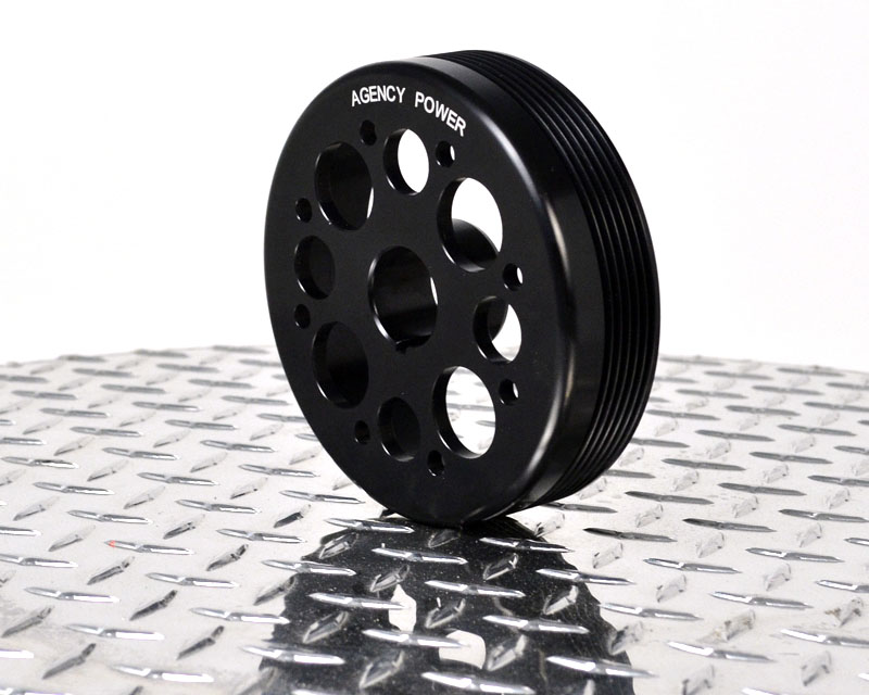 AGENCY POWER LIGHTWEIGHT CRANK PULLEY BLACK SCION TC 11+
