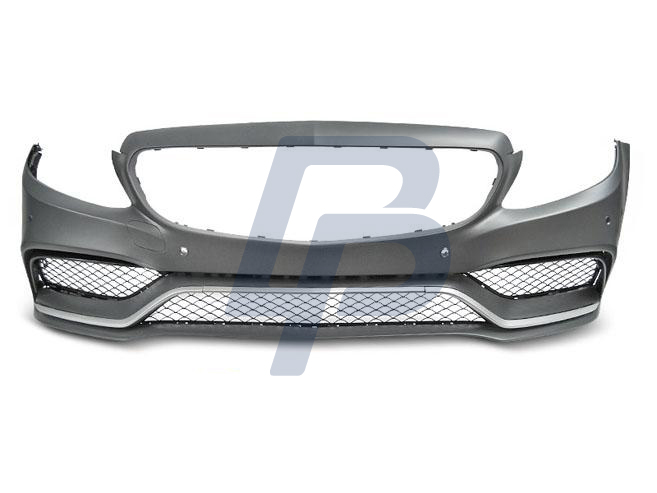 MERCEDES W205 14- C63 STYLE PDC FRONT BUMPER - 2