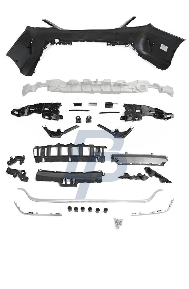 MERCEDES W205 14- C63 STYLE PDC REAR BUMPER - 4