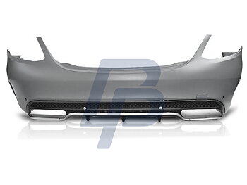 MERCEDES W205 14- C63 STYLE PDC REAR BUMPER