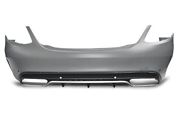 MERCEDES W205 14- C63 STYLE PDC REAR BUMPER
