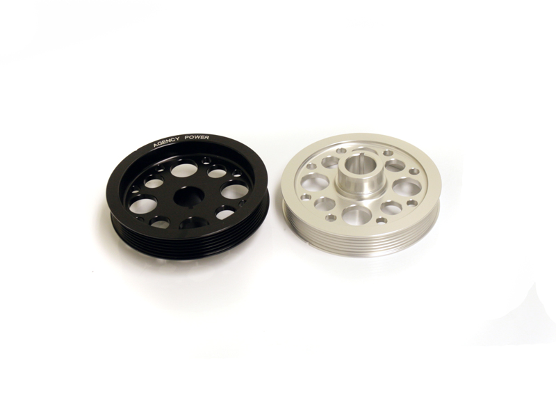 AGENCY POWER LIGHTWEIGHT CRANK PULLEY MITSUBISHI EVO X 08-12 - 2