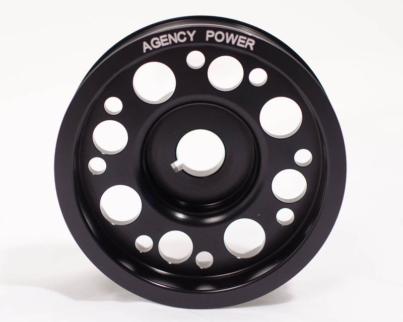 AGENCY POWER LIGHTWEIGHT CRANK PULLEY SUBARU WRX/STI 02-07 - 2