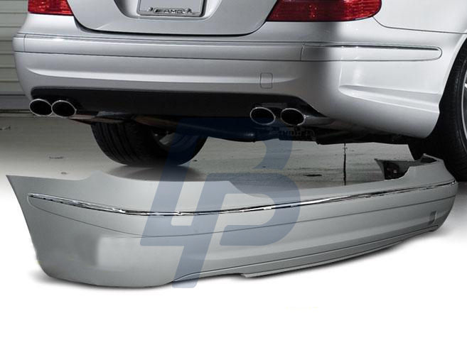 MERCEDES W211 02-06 SEDAN AMG STYLE REAR BUMPER - 2