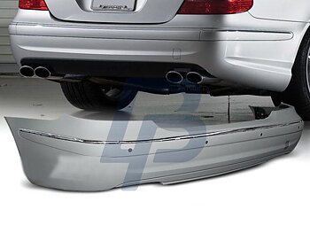 MERCEDES W211 02-06 SEDAN AMG STYLE PDC REAR BUMPER