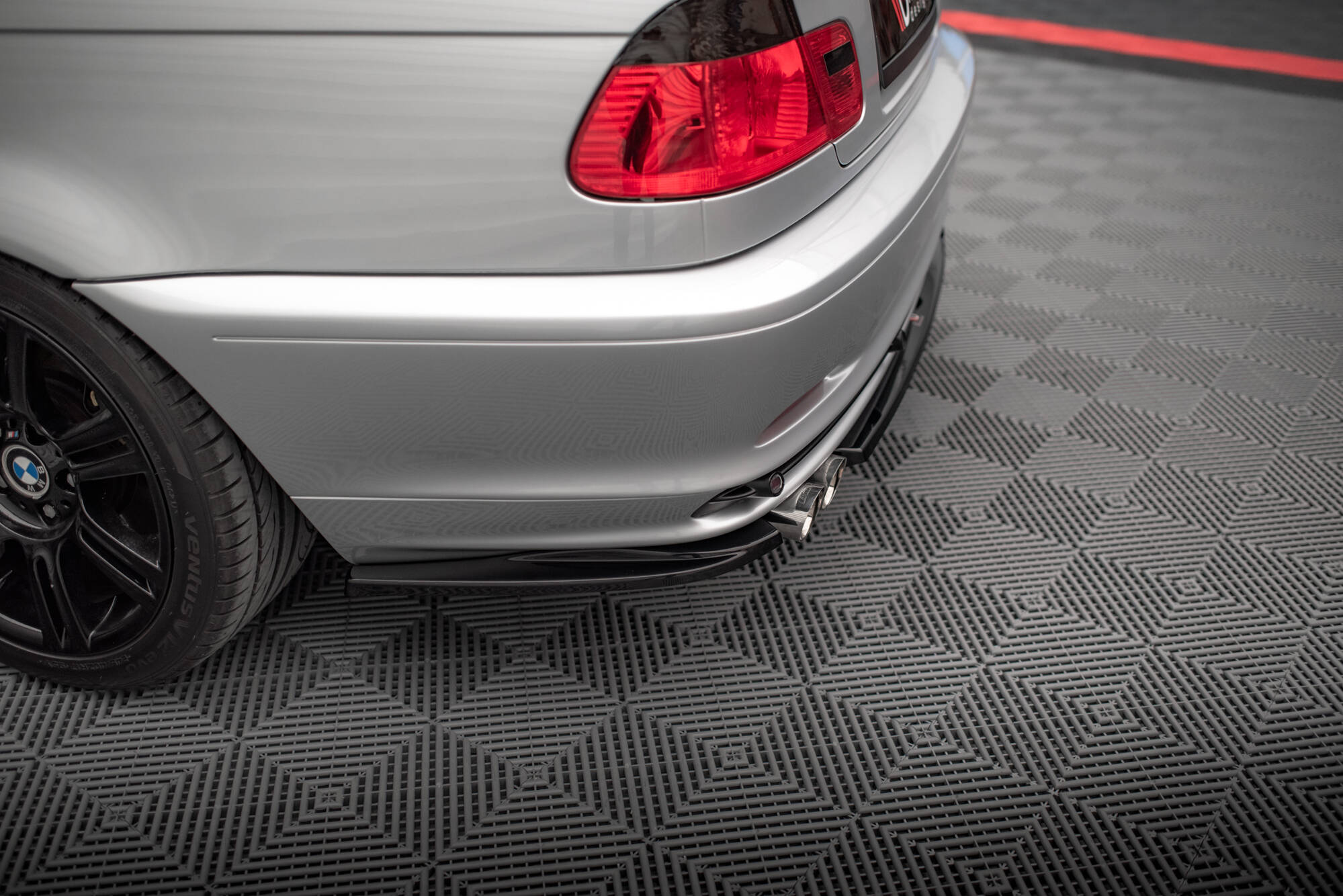 Rear Side Splitters BMW 3 Coupe E46 - 4