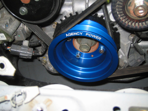 AGENCY POWER LIGHTWEIGHT CRANK PULLEY MAZDA RX-8 03-11
