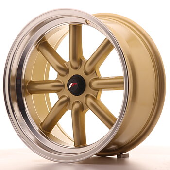 Japan Racing JR19 17x8 ET-20-0 BLANK Gold