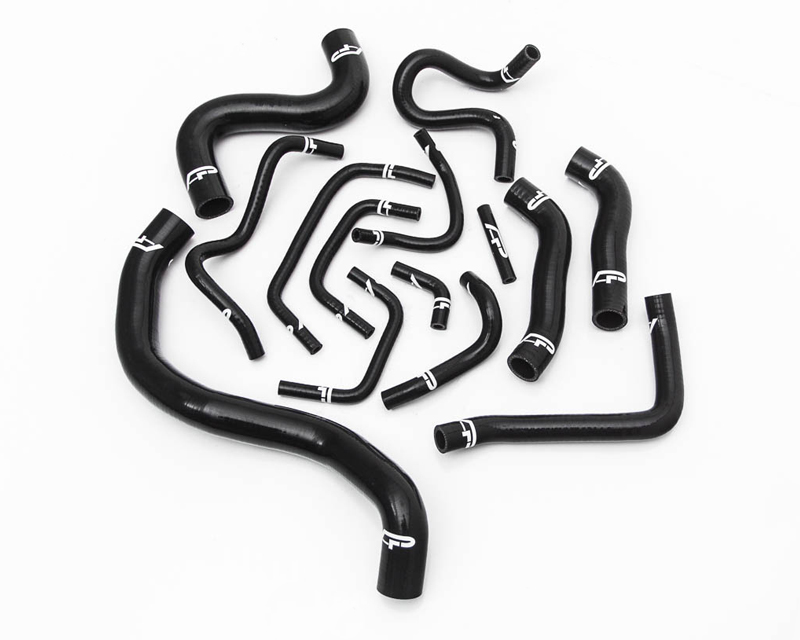 AGENCY POWER 14PC BLACK SILICONE RADIATOR HOSE KIT NISSAN GT-R R35 09-16