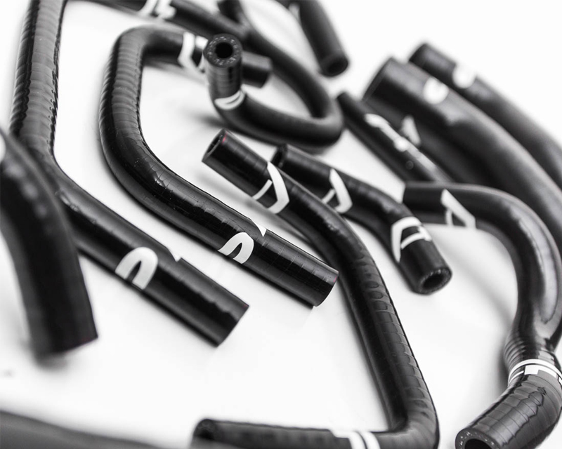 AGENCY POWER 14PC BLACK SILICONE RADIATOR HOSE KIT NISSAN GT-R R35 09-16 - 2