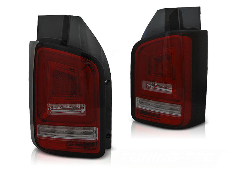 LED-BAKLYKTOR RÖD/TONAD SEQ TILL VW T6 2015-2019 TR