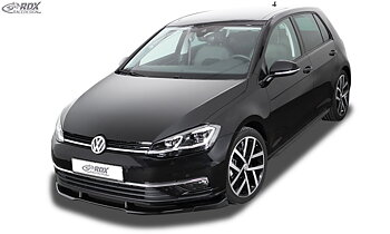 FRONT SPOILER VARIO-X VW GOLF 7 FACELIFT 2017+ FRONT LIP SPLITTER