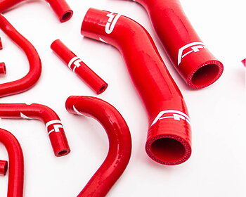 AGENCY POWER 14PC RED SILICONE RADIATOR HOSE KIT NISSAN GT-R R35 09-16