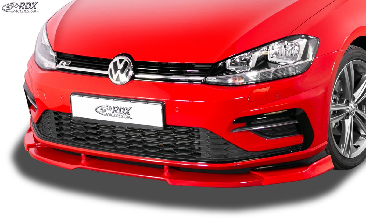 FRONT SPOILER VARIO-X VW GOLF 7 FACELIFT 2017+ R-LINE FRONT LIP SPLITTER