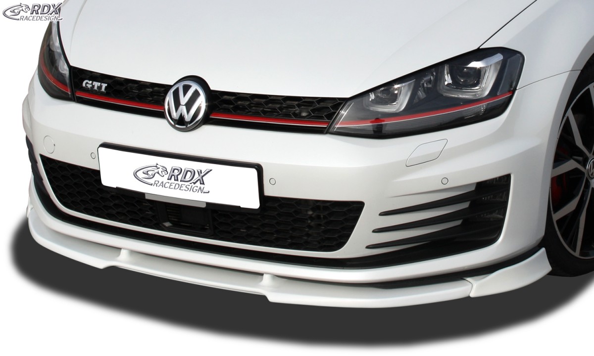 FRONT SPOILER VARIO-X VW GOLF 7 GTI / GTD FRONT LIP SPLITTER