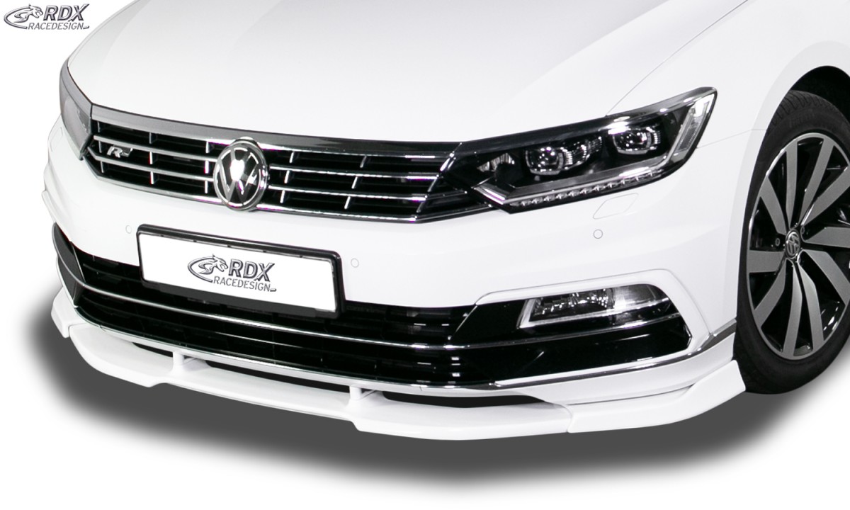 FRONT SPOILER VARIO-X VW PASSAT 3G B8 R-LINE FRONT LIP SPLITTER