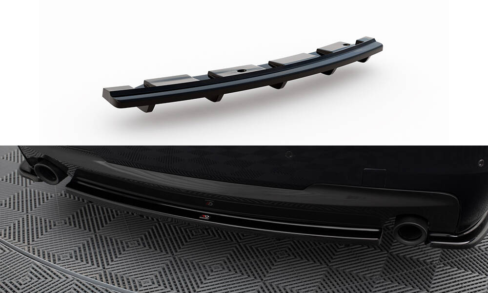 Central Rear Splitter (Vertical Bars) BMW 5 F11 M-Pack