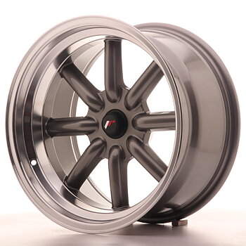 Japan Racing JR19 17x9 ET-25-(-10) BLANK Gun Metal