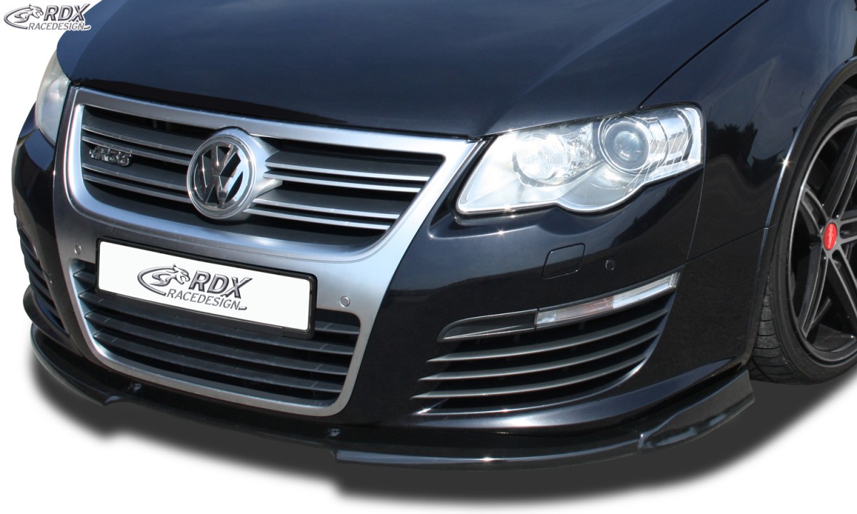 FRONT SPOILER VARIO-X VW PASSAT B6 / 3C R36 FRONT LIP SPLITTER