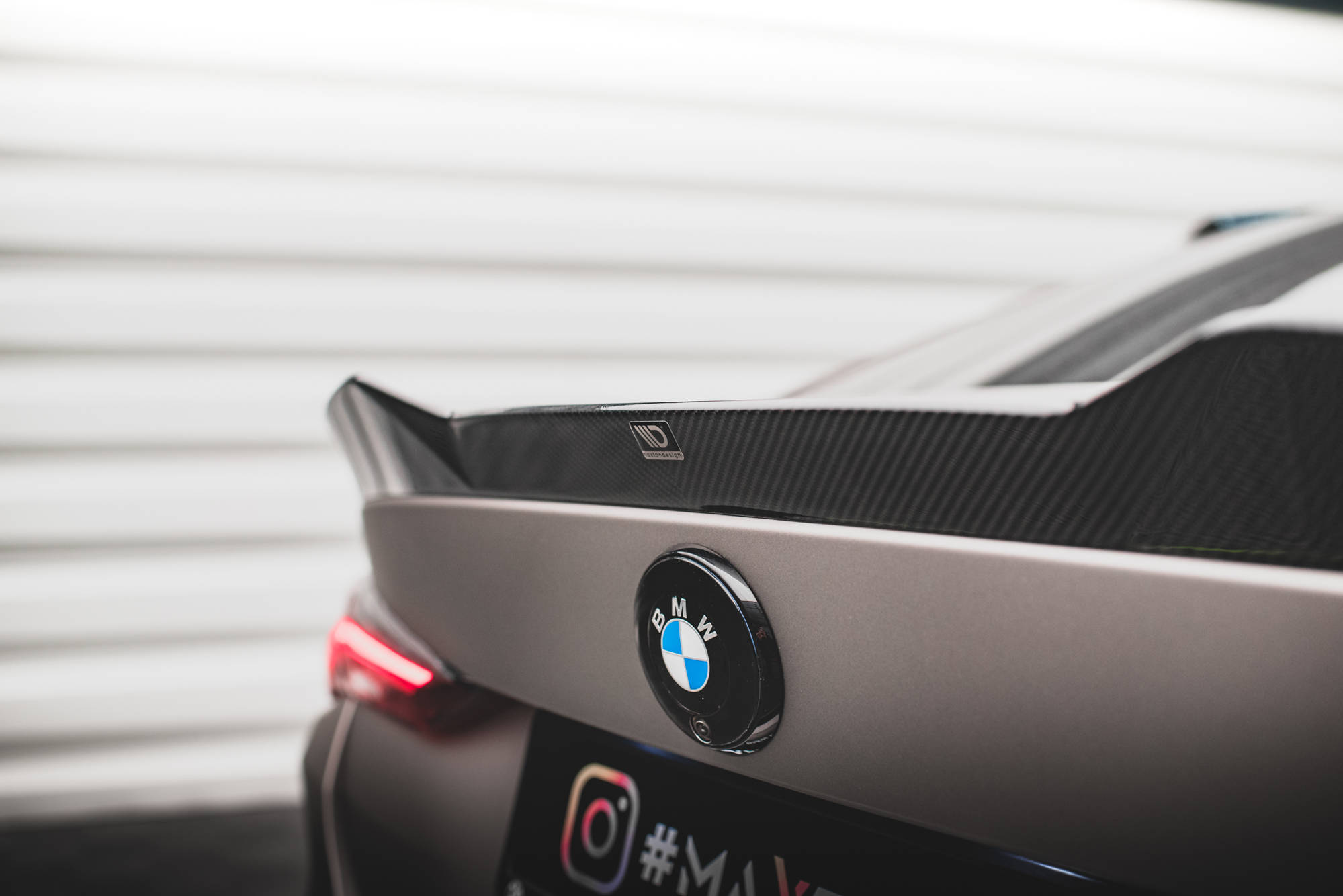 Carbon Fiber Tailgate Spoiler BMW M4 G82 / M440i G22 / 4 M-Pack G22 - 9