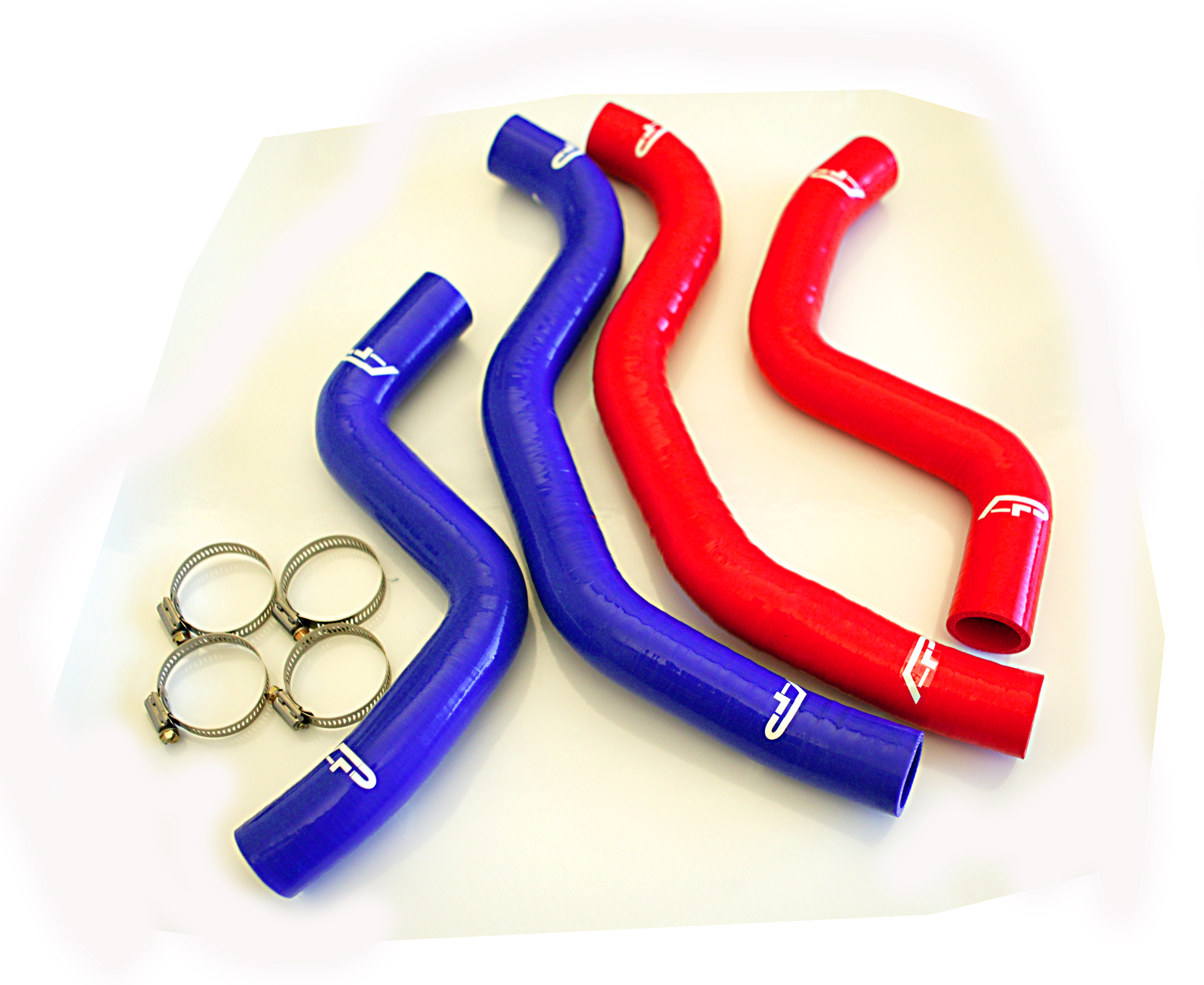 AGENCY POWER RADIATOR HOSE KIT MITSUBISHI EVO VII/VIII/IX SILVER - 2