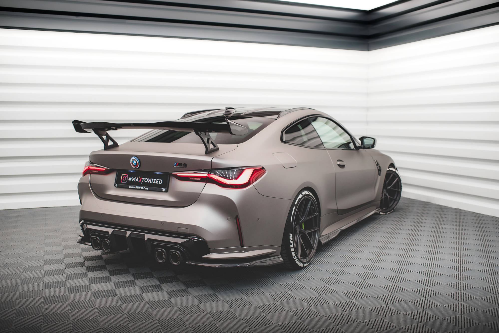 Carbon Fiber Rear Side Splitters BMW M4 G82 - 7