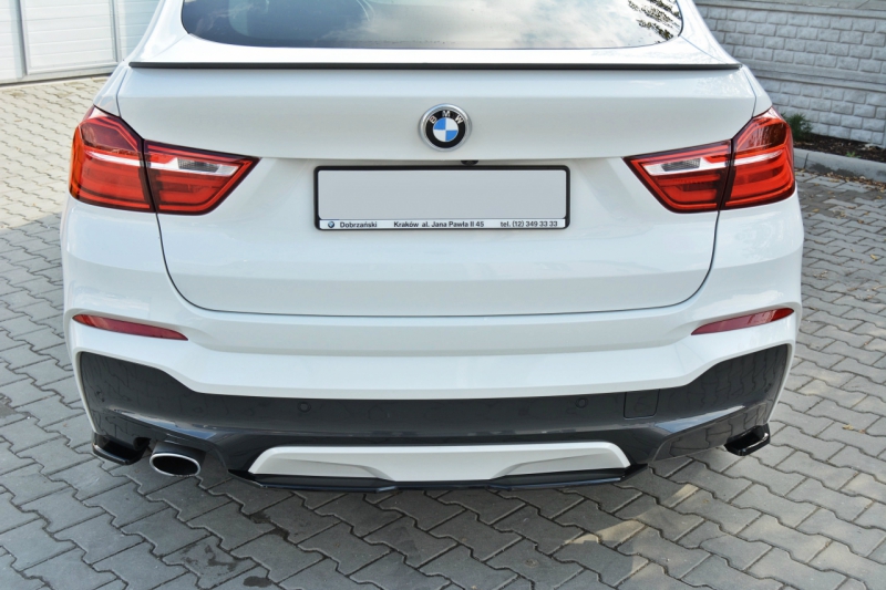 CENTRAL REAR SPLITTER BMW X4 M-PACK (WITHOUT A VERTICAL BAR) - 3