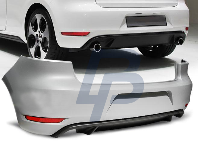 VW GOLF 6 GTI STYLE TWIN REAR BUMPER - 2