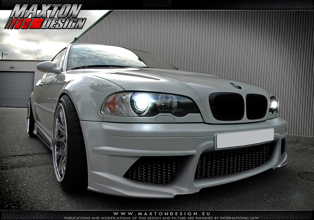 3 E46 FRÄMRE STÖTFÅNGARE (4D SEDAN)