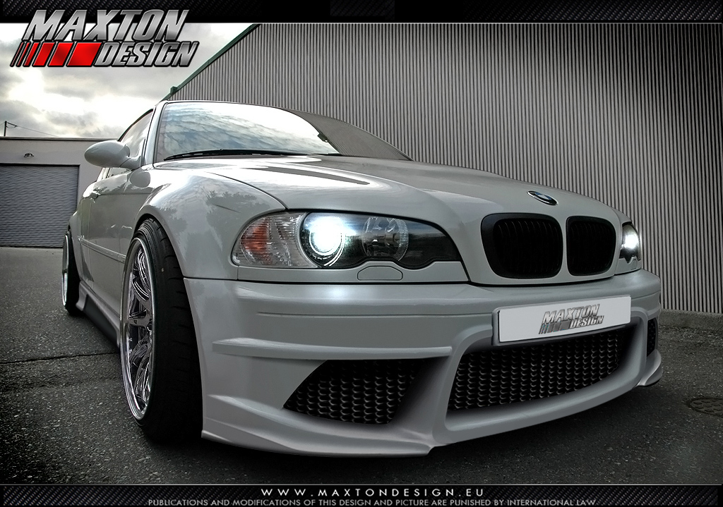 3 E46 FRÄMRE STÖTFÅNGARE (4D SEDAN) - 2