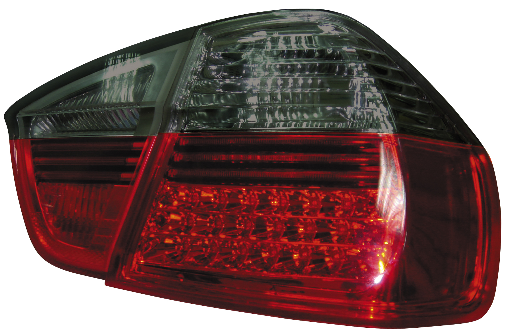 BMW 3 E90 4D 05-08 LED TAILLIGHTS RED/SMOKE V1