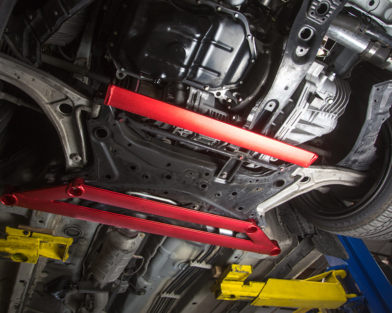 AGENCY POWER FRONT LOWER TIE BAR MITSUBISHI EVO X 08-14