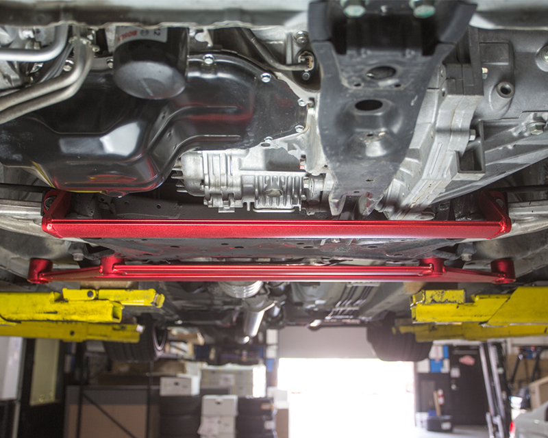 AGENCY POWER FRONT LOWER TIE BAR MITSUBISHI EVO X 08-14 - 4