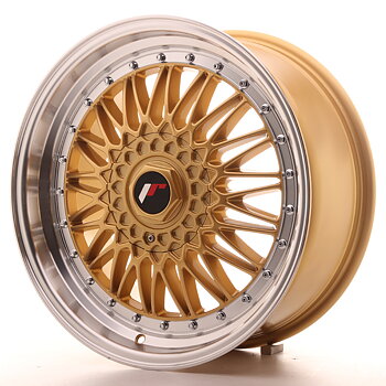 JAPAN RACING JR9 18X8 ET35-40 BLANK GOLD