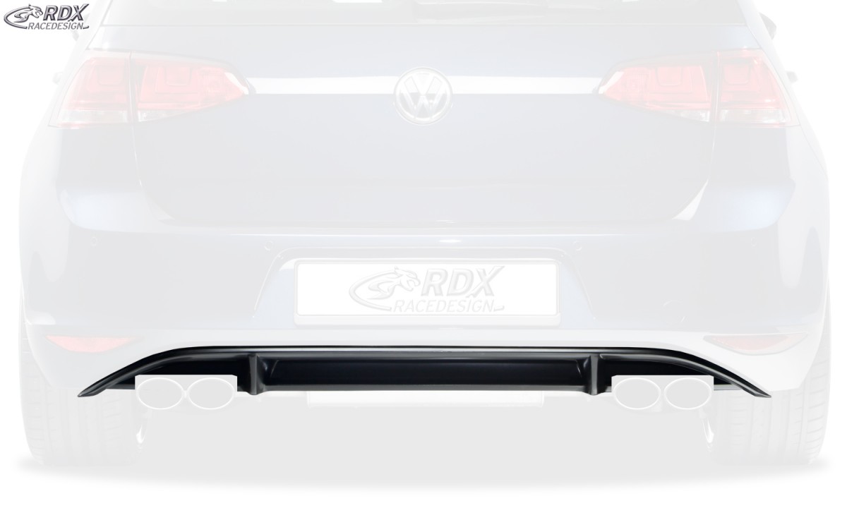 REAR BUMPER EXTENSION VW GOLF 7 "R-LOOK" CENTER PART - 2