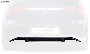 REAR BUMPER EXTENSION VW GOLF 7 "R-LOOK" CENTER PART
