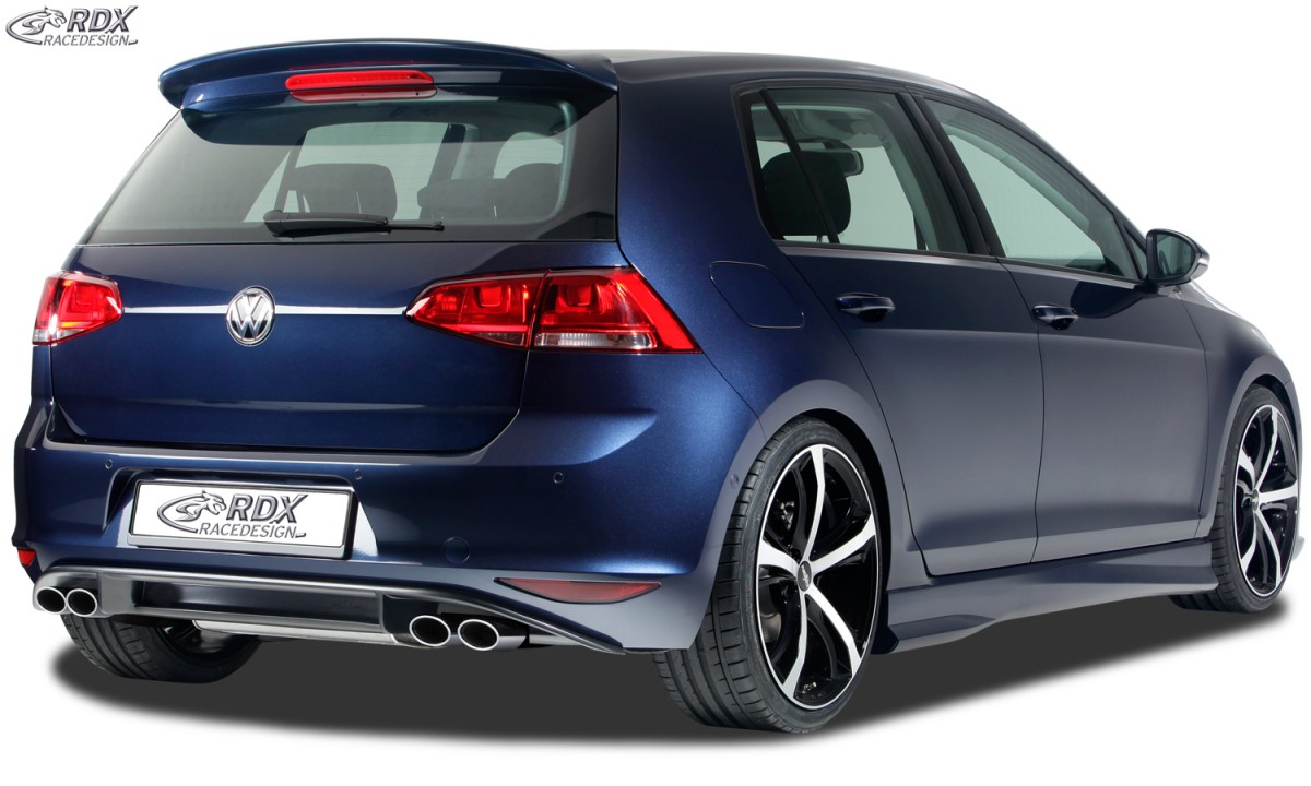 REAR BUMPER EXTENSION VW GOLF 7 "R-LOOK" CENTER PART - 5