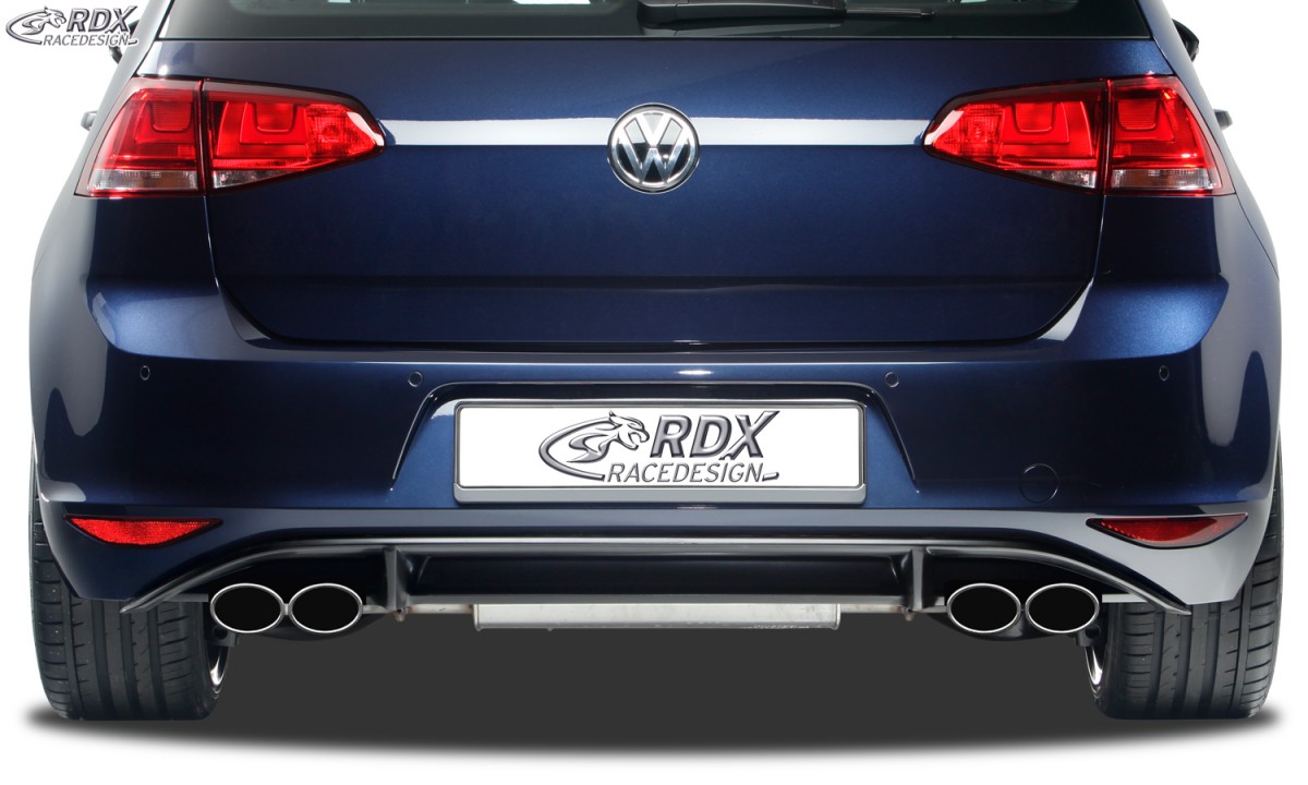 REAR BUMPER EXTENSION VW GOLF 7 "R-LOOK" CENTER PART - 3