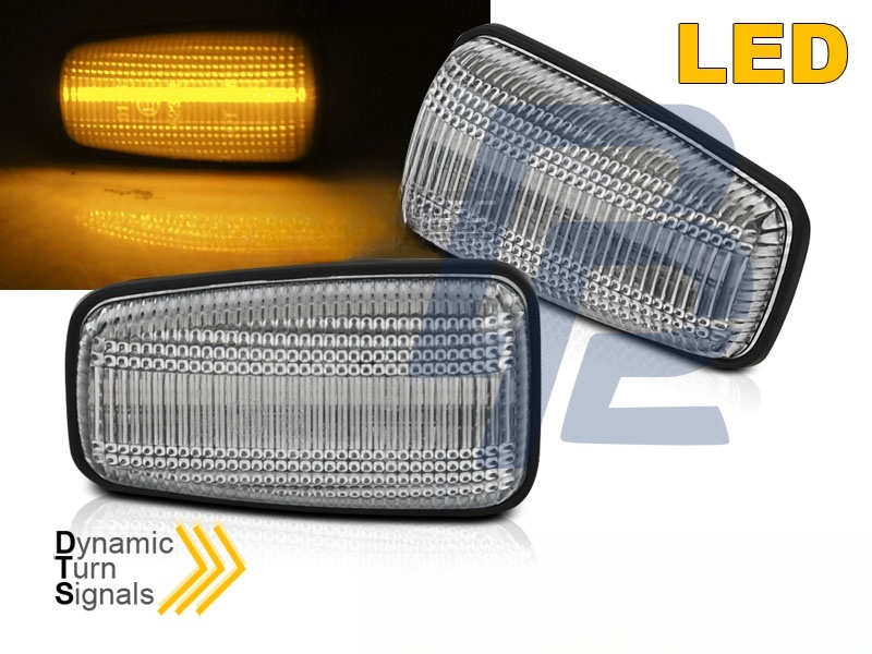 Side Indicators LED White Sequential for Citroen Saxo Berlingo Xsara Peugeot 406 - 3