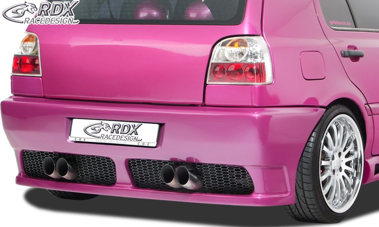REAR BUMPER VW GOLF 3 WITH NUMBERPLATE "GT4" - 2