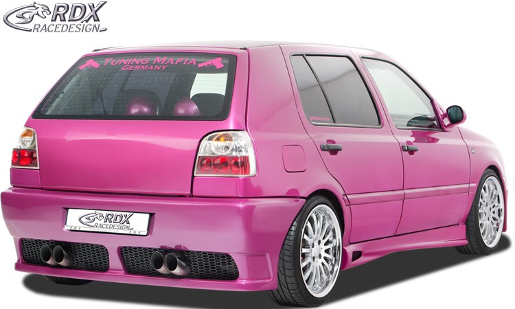 REAR BUMPER VW GOLF 3 WITH NUMBERPLATE "GT4"