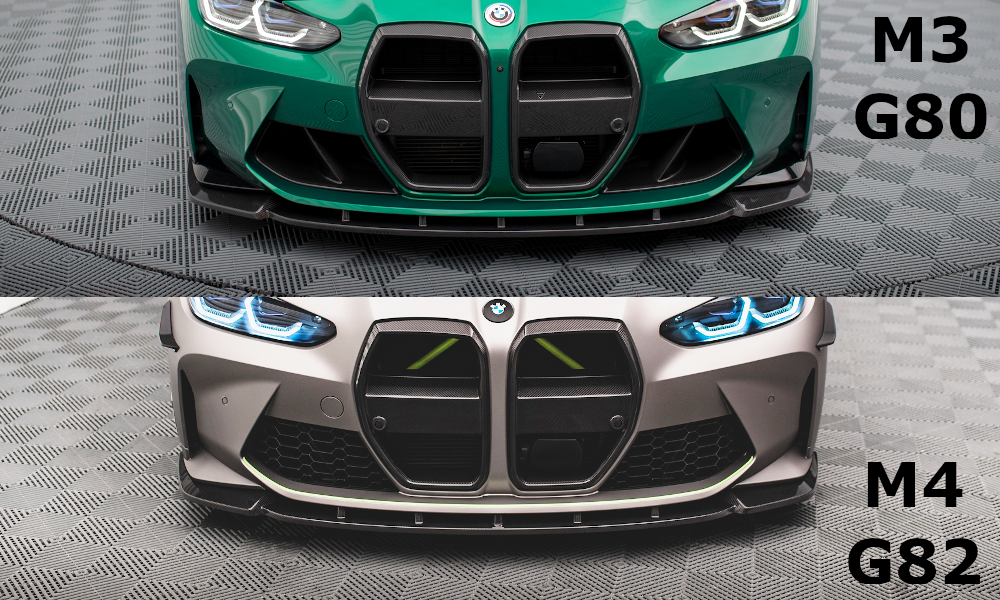 Carbon Fiber Front Splitter V.1 BMW M4 G82 / M3 G80