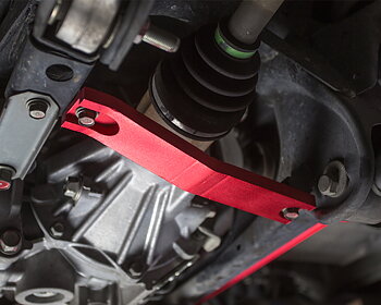 AGENCY POWER REAR LOW LEFT AND RIGHT BRACE MITSUBISHI EVO X 08-14