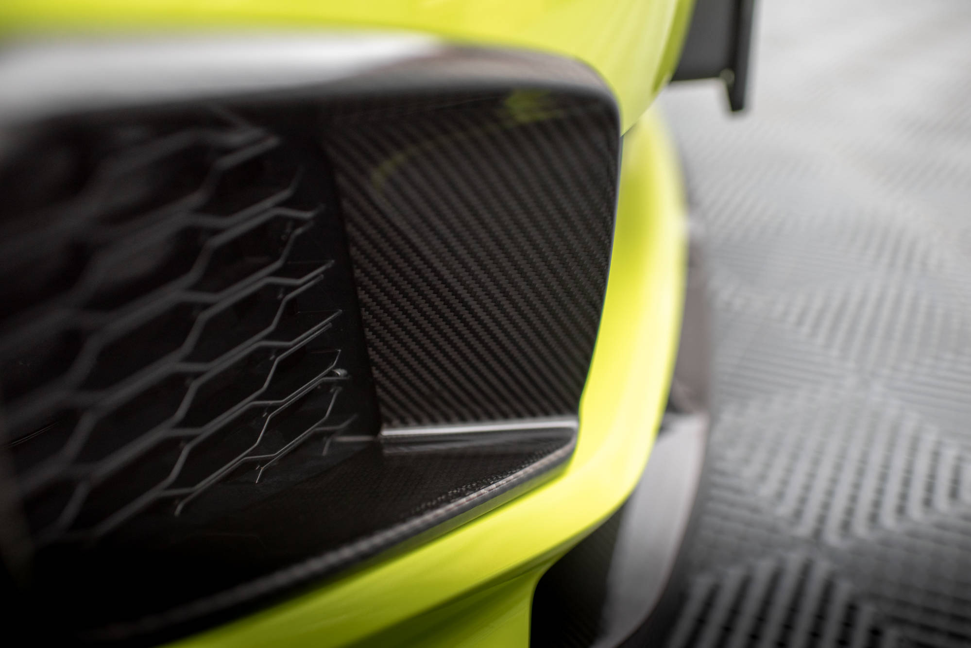 Carbon Fiber Front Bumper Side Vents BMW 1 F40 M-Pack / M135i - 3